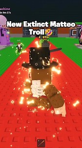 New Extinct Matteo troll🤣 #stealabrainrot #fyp #roblox | Kizaru Reels