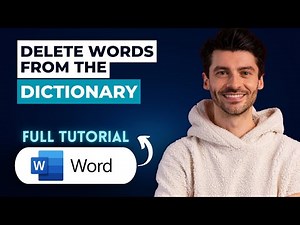 How to Delete Words from the Dictionary in Microsoft Word [2026 Guide]