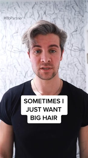 Big hair volume styling routine for a fuller and livelier look