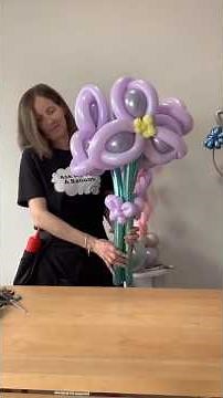 Make This Flower Bouquet With Me #balloon #diy #flowers