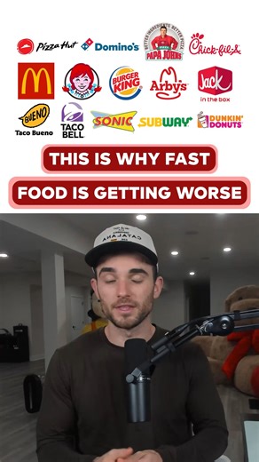 Sam Beres on Instagram: "This Is Why Fast Food Is Getting Worse #fastfood #food #mcdonalds #sysco #fries #cheese #mcdonalds #wendys #burgerking #education #sambucha"