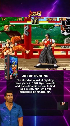 artoffighting1 (SNK Neo Geo) - Retro gameplay highlight......