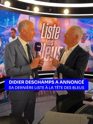 ⚽️🇫🇷 Didier Deschamps a annoncé ce soir sa dernière liste à la tête des Bleus dans #LE20H de TF1 présenté par Gilles Bouleau L’occasion de revenir sur toutes ses annonces depuis 2014… 🎞️