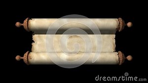 Ancient Scroll Rolling Open Animation Stock Footage - Video of pattern, dimensional: 195536518