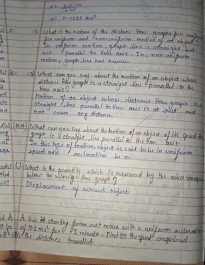 CBSE Class 9 Science (Physics) chapter 8" Motion" NCERT class 9 chapter 8 Motion | Intext Questions