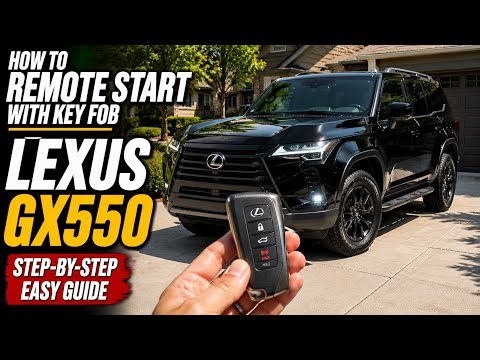 2024-2027 Lexus GX550 How to Remote Start with Key Fob | Factory Remote Start