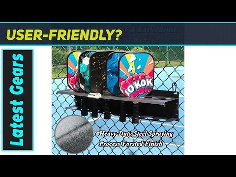 Amazing Pickleball Paddle Rack: The Ultimate Court Organizer!
