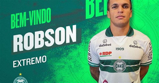 Atacante Robson, ex-São Paulo, deixa o Forteleza e acerta com o Coritiba