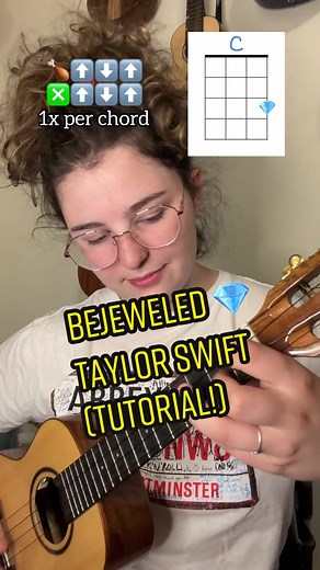 Bejeweled by Taylor Swift Ukulele Tutorial | Easy Chords and Strumming Pattern