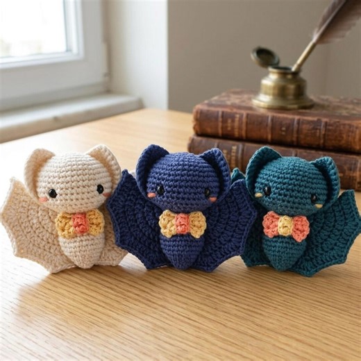 Bat Amigurumi Crochet Pattern, Beginner Friendly Plush Toy Tutorial (PDF) - Etsy