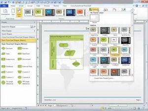 Microsoft Visio Tutorial - Video 2 of 3