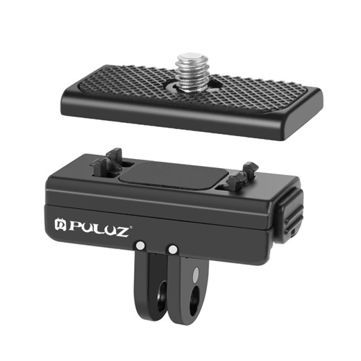 [$5.92] For Insta360 Ace / Ace Pro / X4 / X4 Air PULUZ Magnetic Quick Release Base Mount (Black)