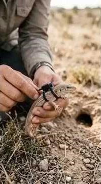 We Mounted a Camera on a Ground Lizard’s Back