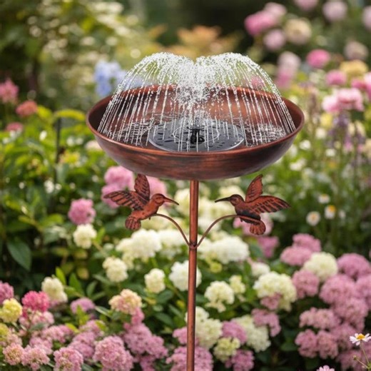 Rustic Garden Bird Bath With Stake – Durable Anti-rust Outdoor Bird Bath Bowl, Vintage Metal Design for Garden & Yard - Etsy