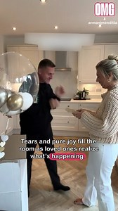 Wiping happy tears away. This is the moment everything changed! We are so incredibly blessed and excited to share this news. | OMG