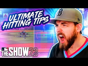 MLB THE SHOW 23 HITTING TIPS! IMPROVING TIMING, REACTION AND STRATEGY!