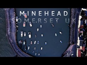 MINEHEAD BEACH CINEMATIC DRONE FOOTAGE 4K