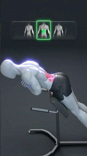 Hyperextensions Explained | Build a Stronger Lower Back Safely"..#shorts #viral#trending#motivation