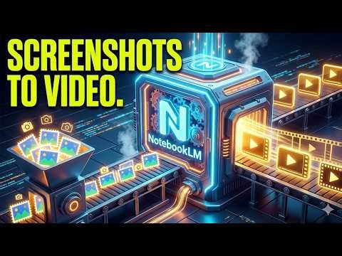 How to Turn NotebookLM Into a Video Content Factory (Using Screenshots)
