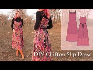 Sewing the prettiest slip dress!✨ | DIY beginner friendly | Pattern Available