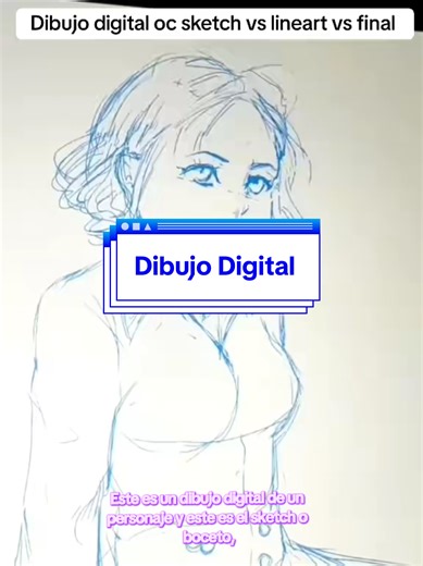 Dibujo Digital de un personaje #dibujo #dibujodigital #digitaldrawing #digitalart #artedigital