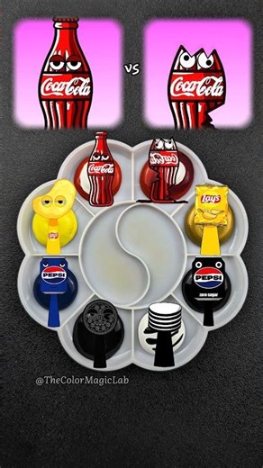 Sprunki Color Mixing Battle: Normal 🙂 vs Horror 🙃 Who Will Win ⁉️ #sprunki #pepsi #lays #colormixing