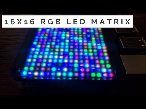 16x16 RGB LED Matrix for the Raspberry Pi