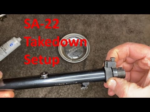 Browning SA-22 - Barrel Takedown Setup & Conservation