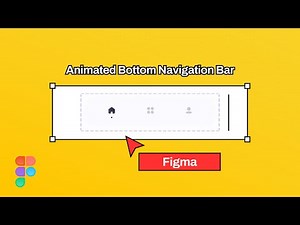 Figma Tutorial - Animated Bottom Navigation Bar in Figma 2021