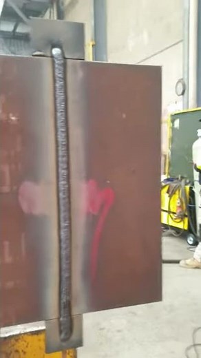 plate flux core test GMS dnv test