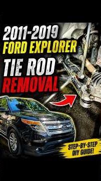 How To Removal Frozen Tie Rod | 2011-2019 Ford Explorer