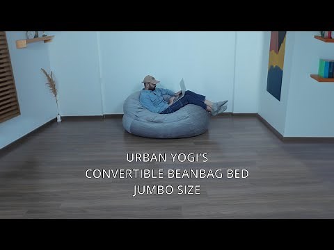 Jumbo Size - Convertible Bean Bag Bed - Urban Yogi