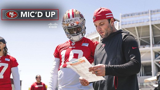 Wes Welker keeps it 💯 Catch the new position coach in action as he works with the young 49ers wide receivers in OTAs👇 | San Francisco 49ers