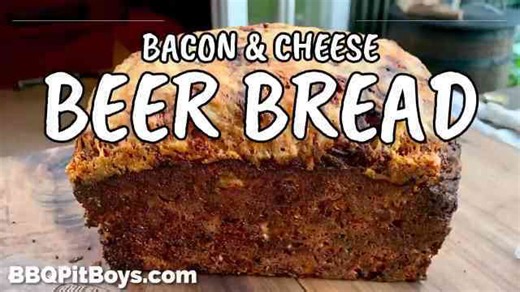 Beer Bread Loaded with Bacon & Cheese