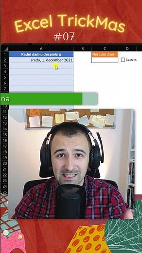 Kako generisati radne dane u Excelu? #excelgrasic Excel Grasic
