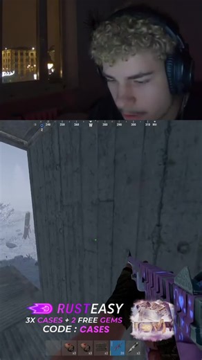 sign up now for 3x free cases 2 free gems with code: CASES #forcewipe #rustgame #snowmers #rusttok #rust