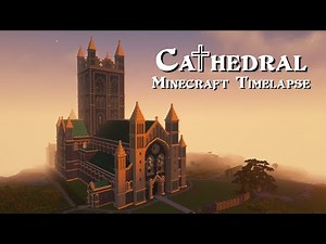 Minecraft Cathedral Time Lapse