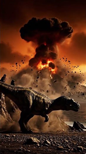 Megalosaurus vs a Doedicurus in a Prehistoric World