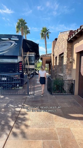 💫 What RV lot dreams are made of! Tour this lot for sale at Desert Shores Motorcoach Resort in Indio, California! #RVLife #rvlifestyle #motorhome #luxuryhomes | Fuel Your Wander