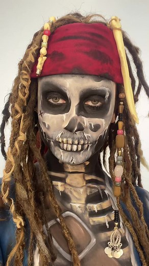 Maquillaje de Jack Sparrow para Halloween