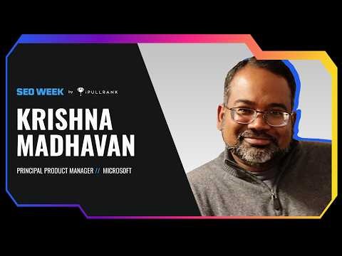 Bing Webmaster Tools Releases AI Search Performance Data - Krishna Madhavan - Inside SEO Week