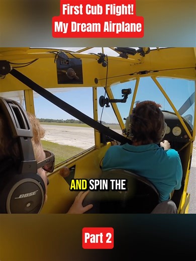 First Cub Flight! – My Dream Airplane | Part 2 #CubFlight #DreamAirplane #Aviation #PilotLife #Flying