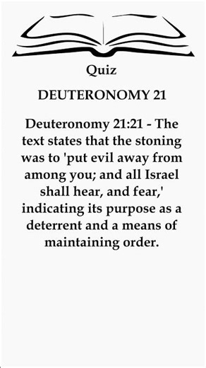 Deuteronomy 21 Explained! ⚖️ Ancient Justice & Deterrence (Shocking Truths!)