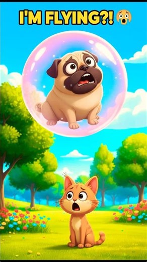 Max Turned Into a Balloon 😳 He Started Flying! #shorts #ytshorts #youtubeshorts