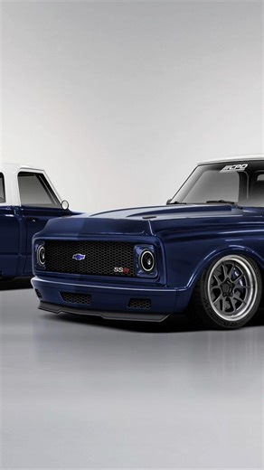 The C10 You Never Saw Coming 👀 #C10Trucks #ProTouring #AmericanMuscle #SEMAShow #Chevrolet