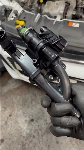 Ford thermostat, housing, replace