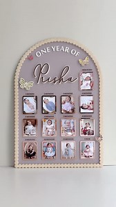 artzydesigns by zemy | baby PRISHA's milestone frame!🤍 | Instagram