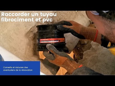 connecting a PVC pipe to fiber cement