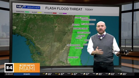 Anticipate some possible flooding following Saturday afternoon storms in South Florida