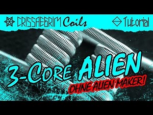 3-Core Alien Wire Build Tutorial (ohne Alien Maker) /// Crissaegrim Coils